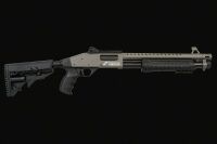 Imagem de ESPINGARDA CBC MILITARY 3.0, RT 12/14 COM ACESSORIOS - CERAKOTE TUNGSTEN